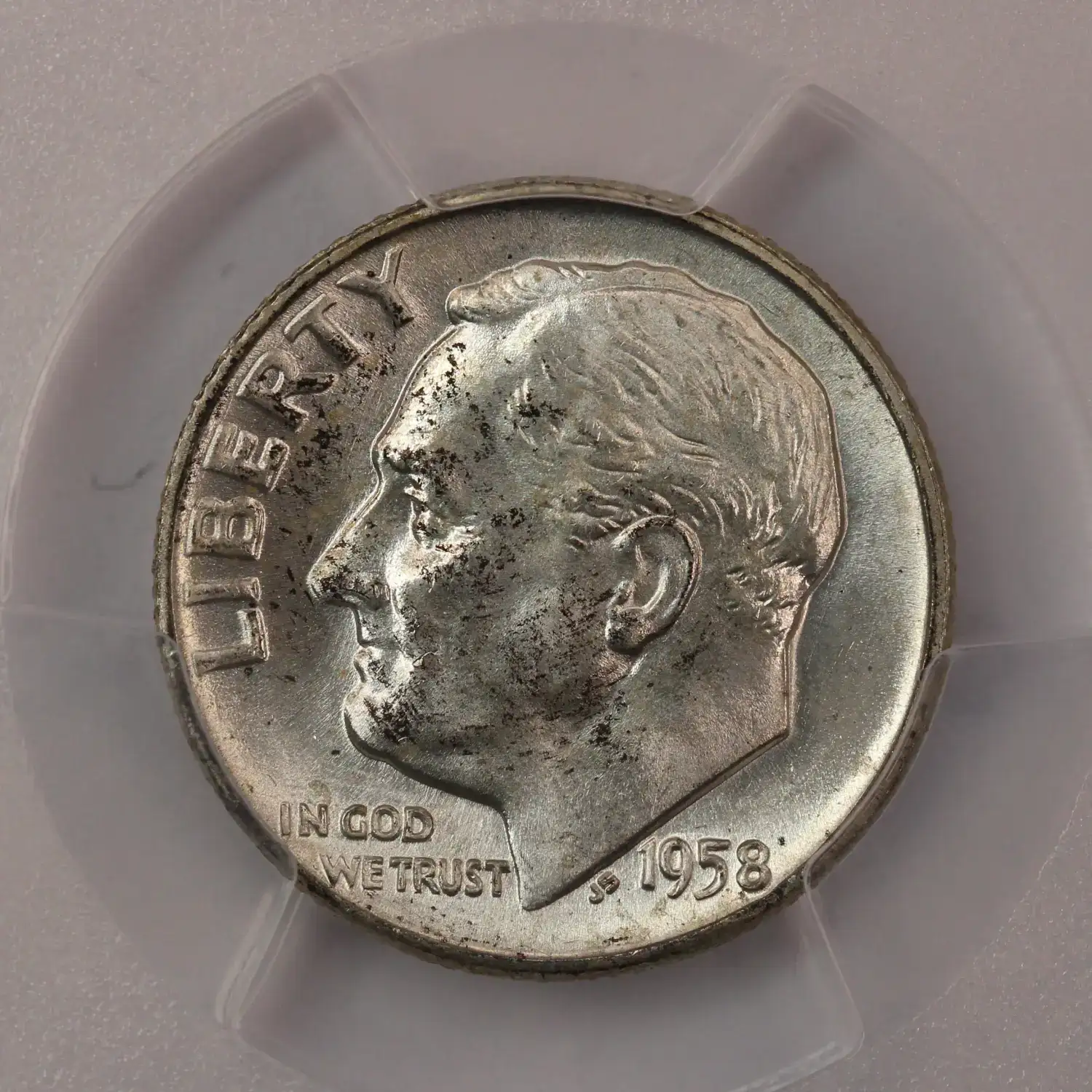 1958-D Roosevelt Dime PCGS MS-66 FB