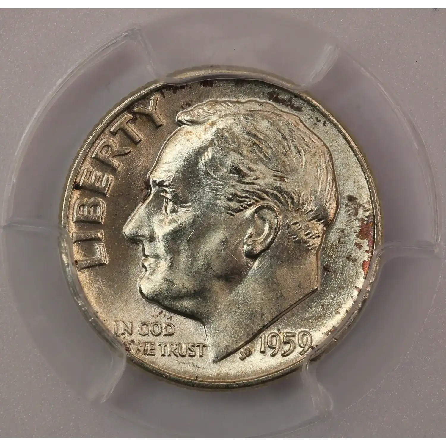1959-D Roosevelt Dime PCGS MS-65 FB