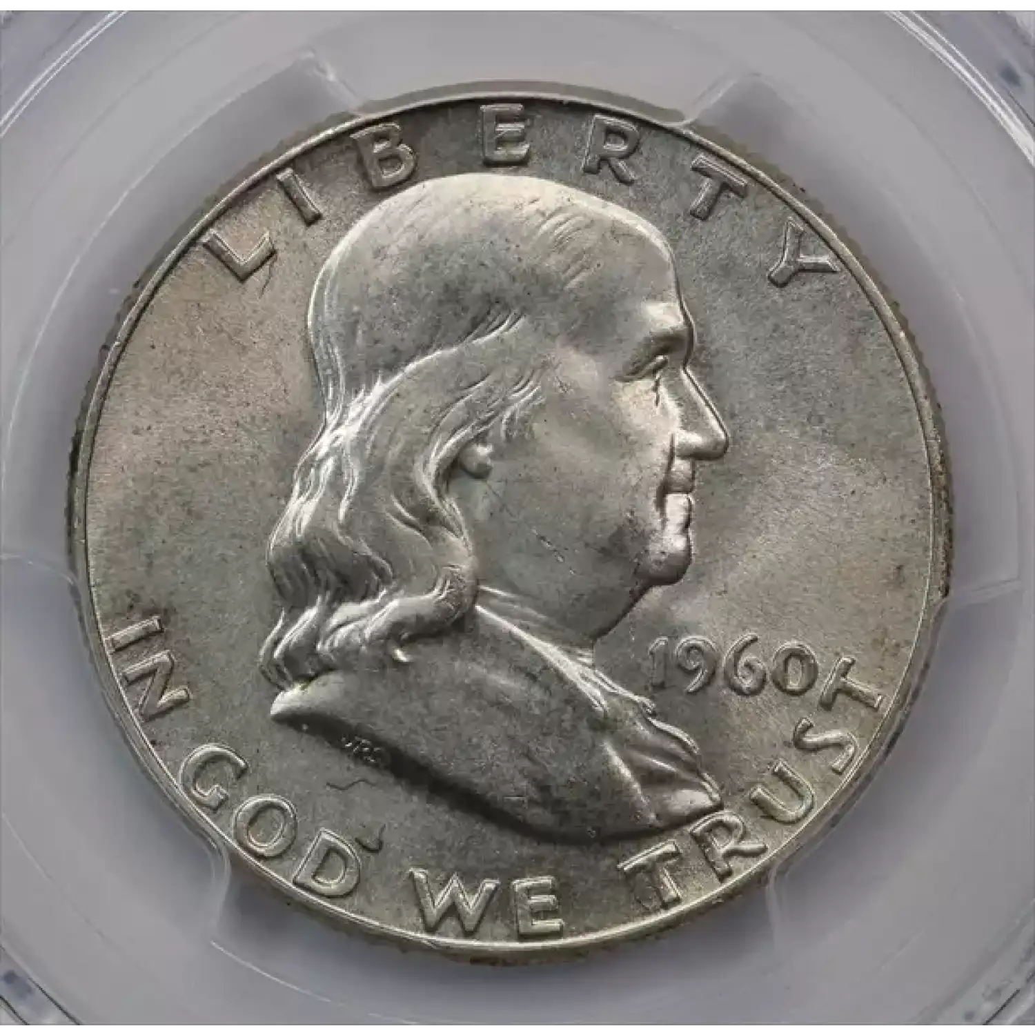 1960 Franklin Half Dollar PCGS MS-65 FBL