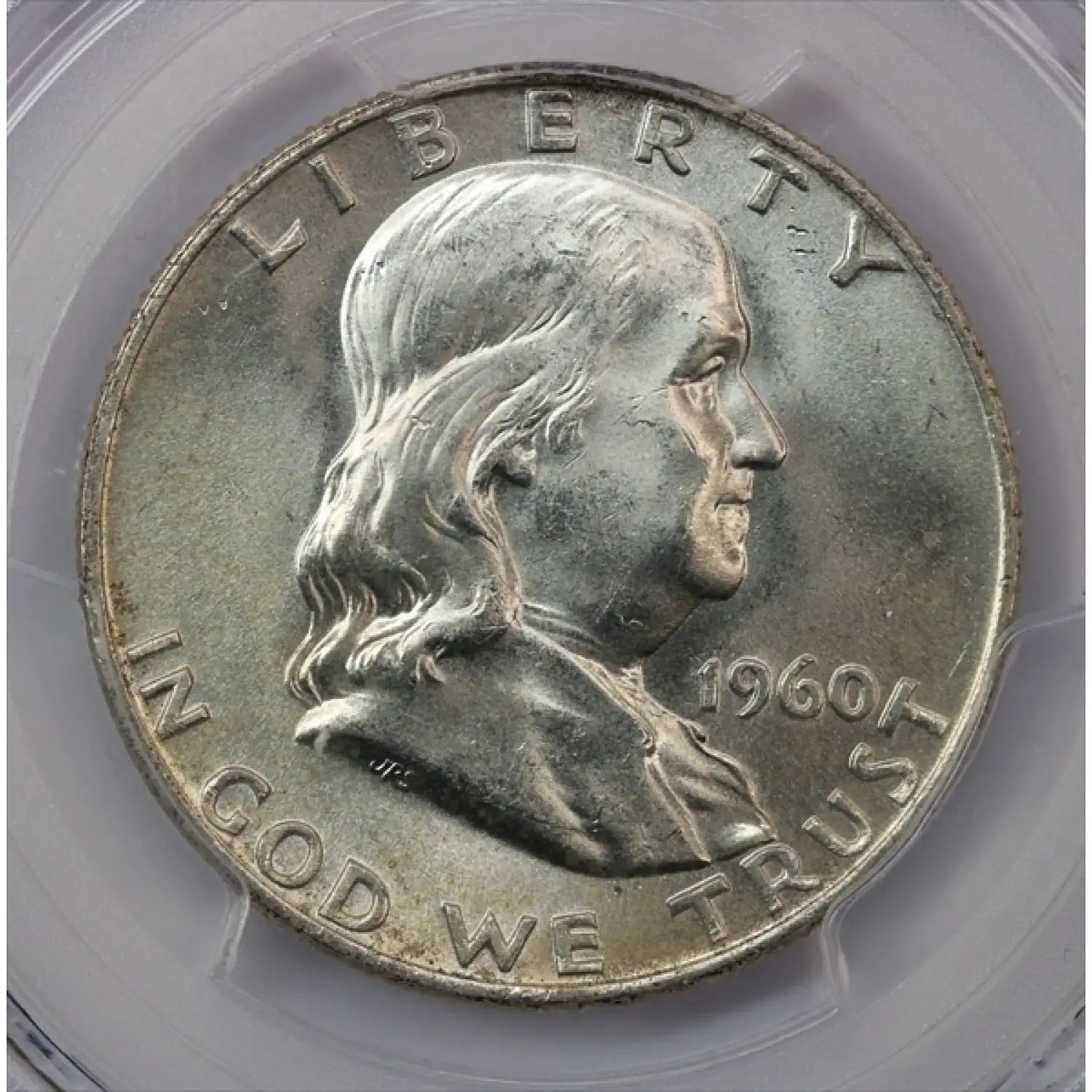 1960-D Franklin Half Dollar PCGS MS-64 FBL
