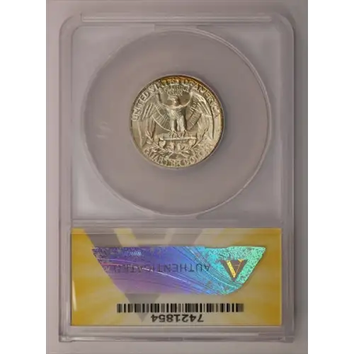1961-D Washington Quarter ANACS MS63 (4)