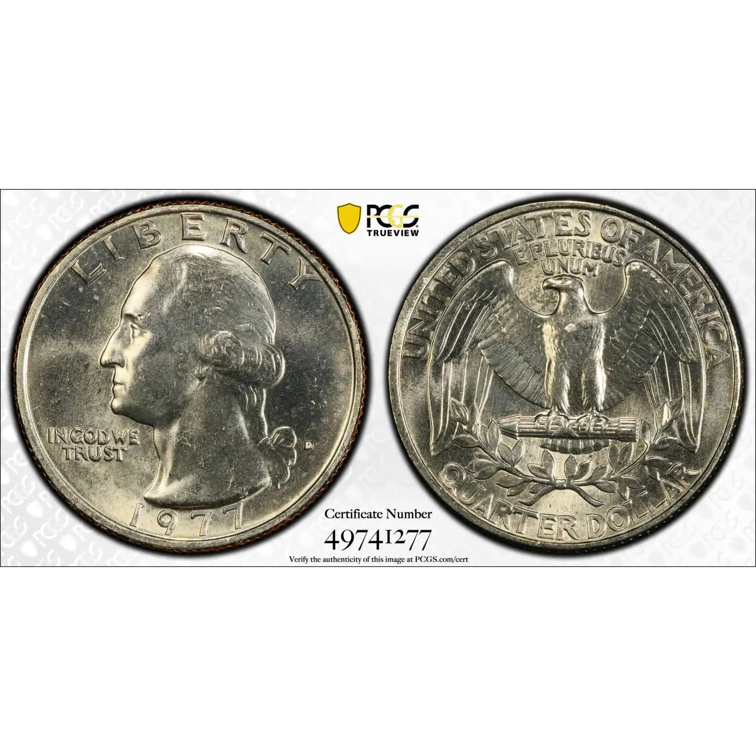 1977-D Washington Quarter PCGS MS-64