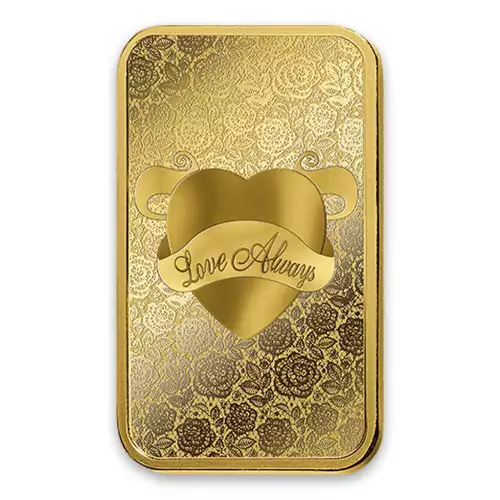 1oz PAMP Gold Bar - Love Always (2)