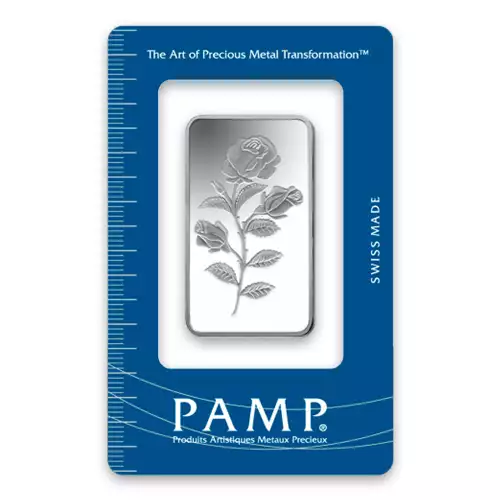 1oz PAMP Silver Bar - Rosa (3)