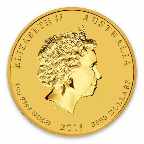 2011 1kg Australian Perth Mint Gold Lunar II: Year of the Rabbit (2)