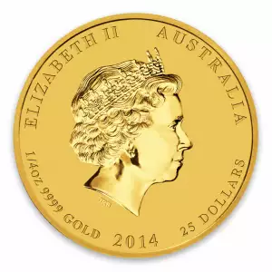 2014 1/4oz Australian Perth Mint Gold Lunar II: Year of the Horse (2)