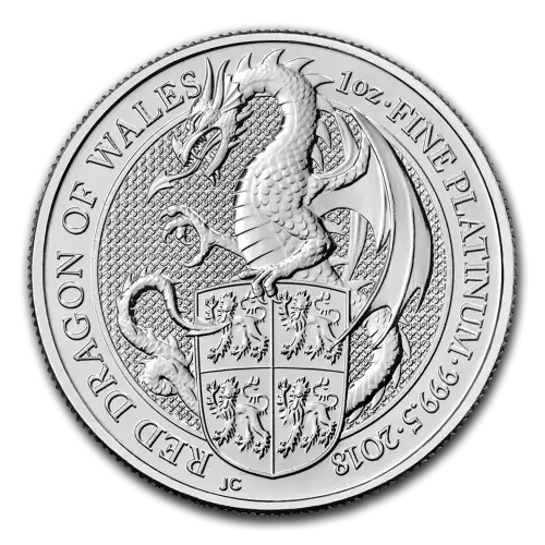 2018 Great Britain 1 oz Platinum Queen's Beasts (3)