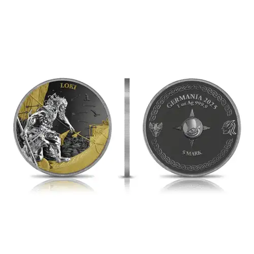 2025 1 oz X 2 Ragnarök: Loki & Heimdall Geminus Silver Coin (3)