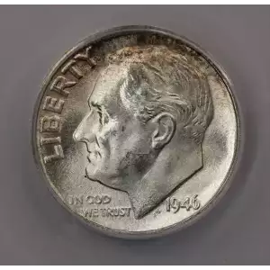 Dimes---Roosevelt 1946-1964-Silver- 1 Dime