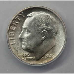 Dimes---Roosevelt 1946-1964-Silver- 1 Dime