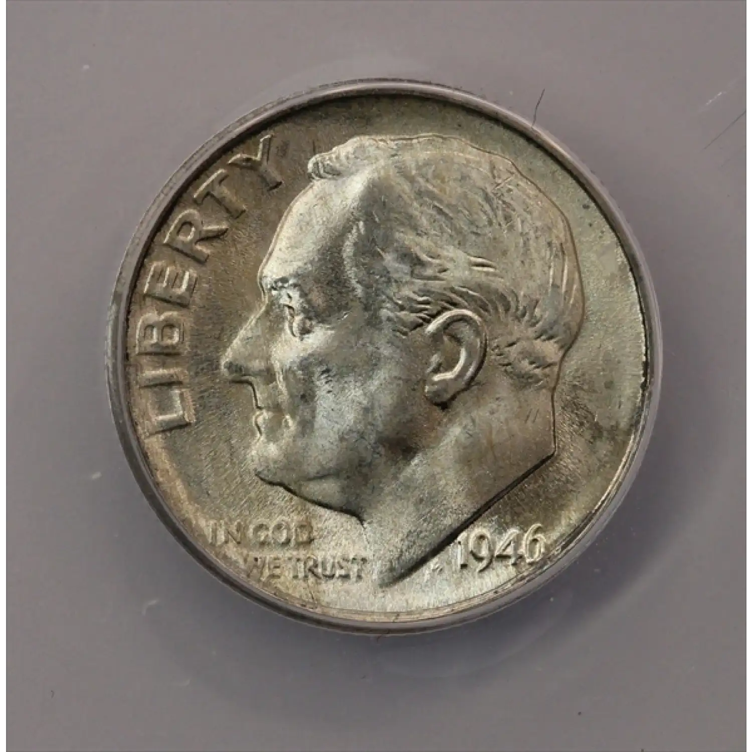 1946-D Roosevelt Dime ANACS MS-65