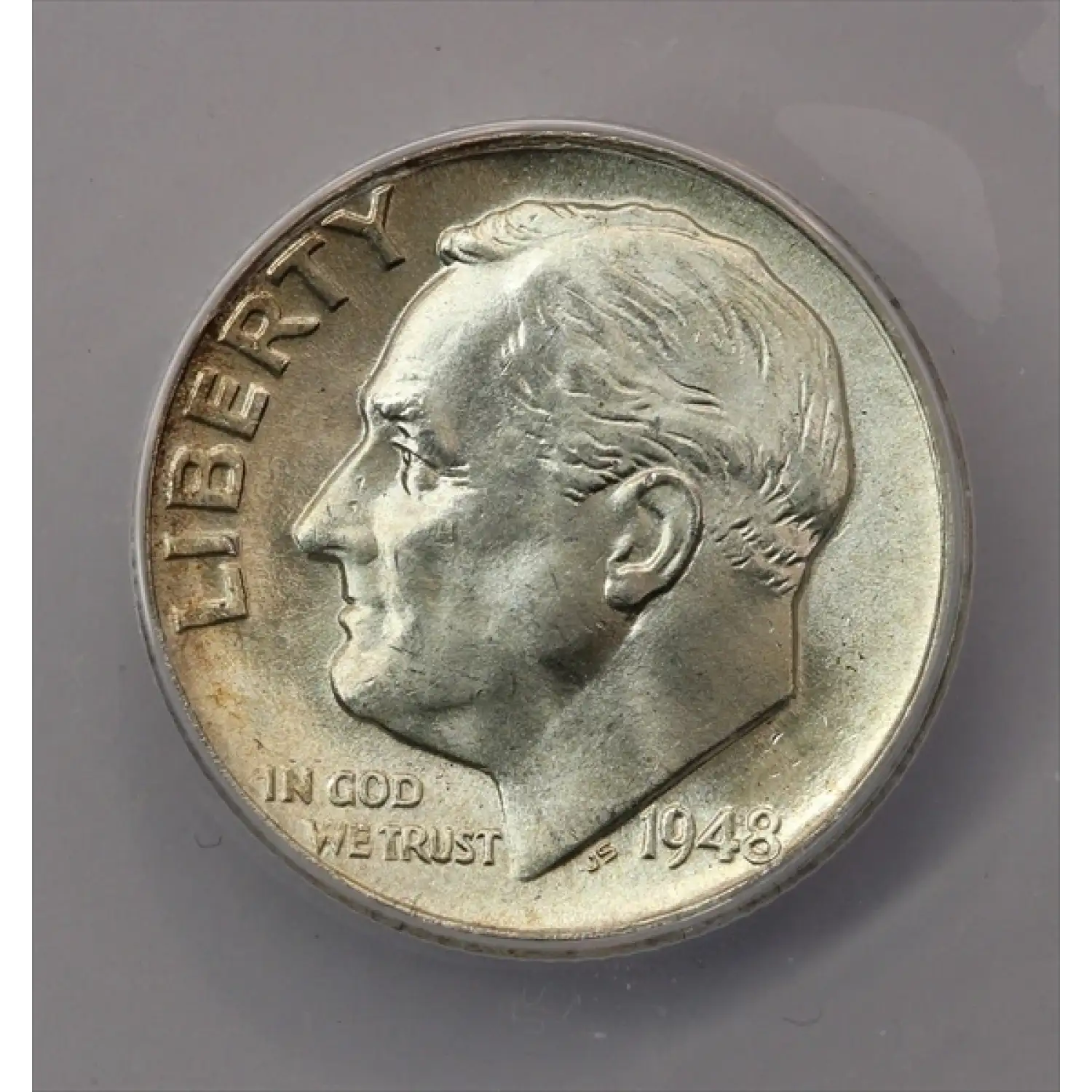 1948 Roosevelt Dime ANACS MS-65