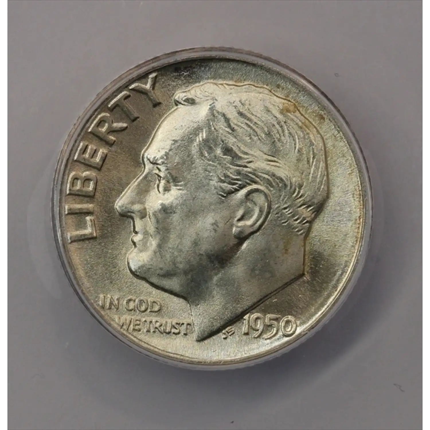 1950-D Roosevelt Dime ANACS MS-66 FB