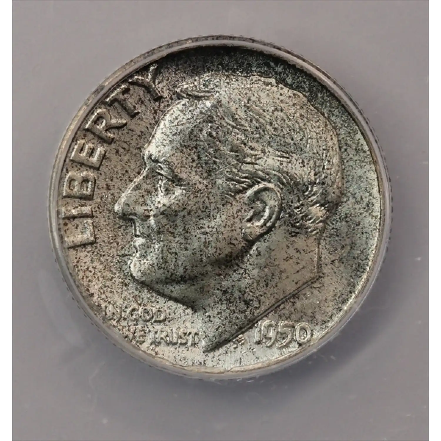1950 Roosevelt Dime ANACS MS-66