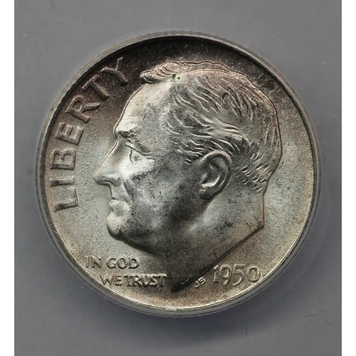 1950-S Roosevelt Dime ANACS MS-65 FB
