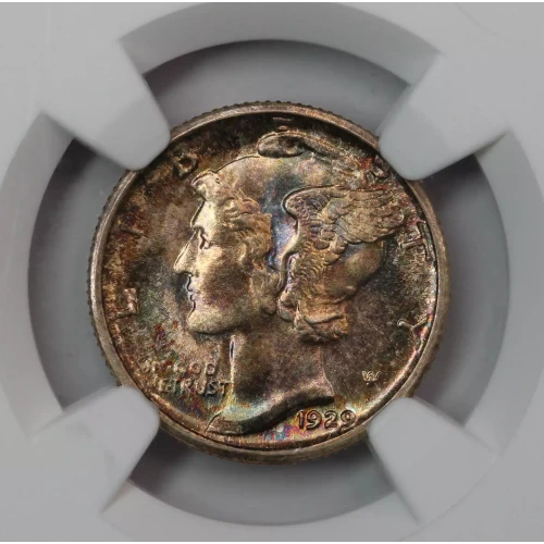 Dimes---Winged Liberty Head or Mercury 1916-1945 -Silver- 1 Dime (5)