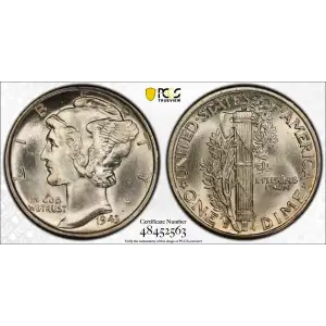 Dimes---Winged Liberty Head or Mercury 1916-1945 -Silver- 1 Dime