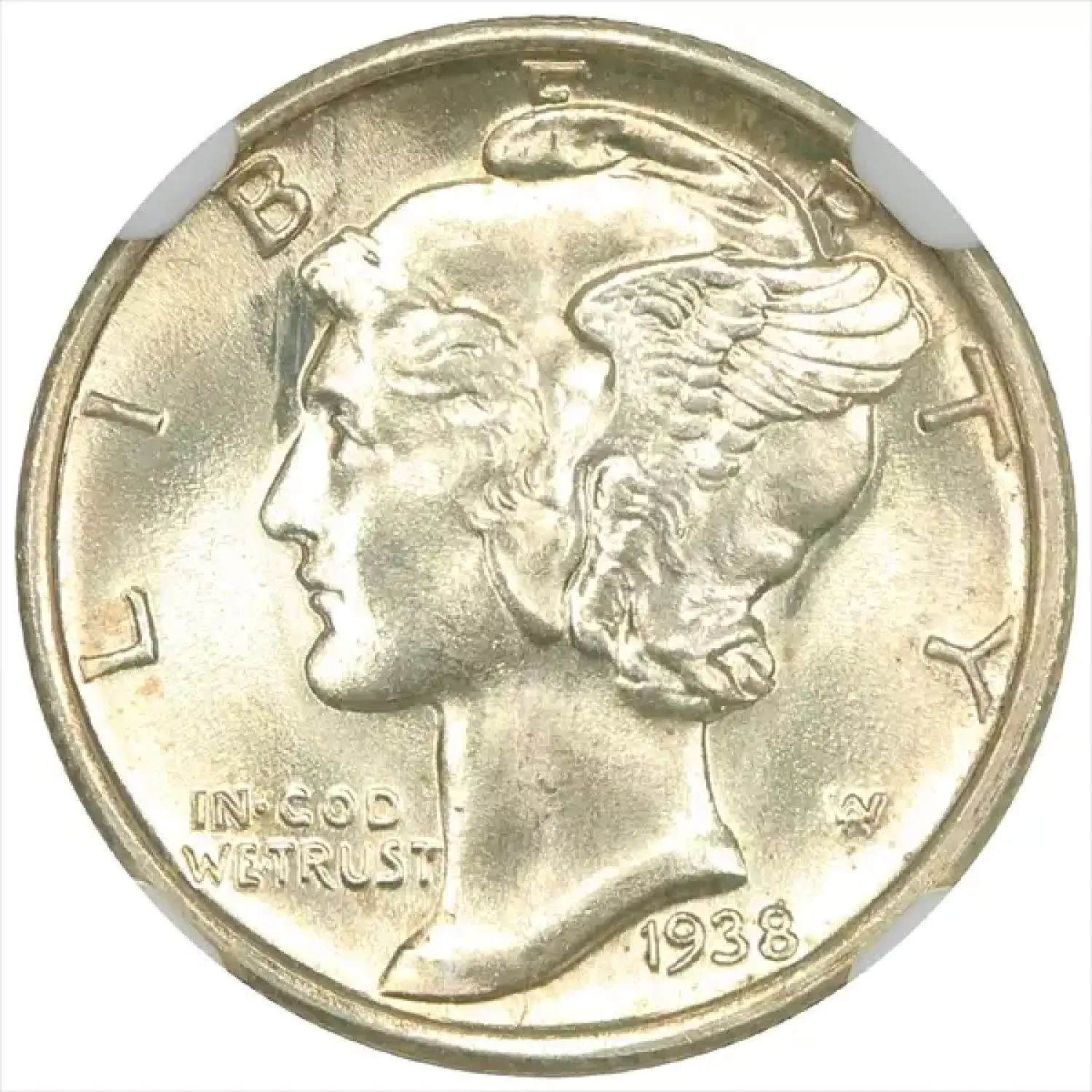 1938-S Mercury Dime NGC MS-67+ FB
