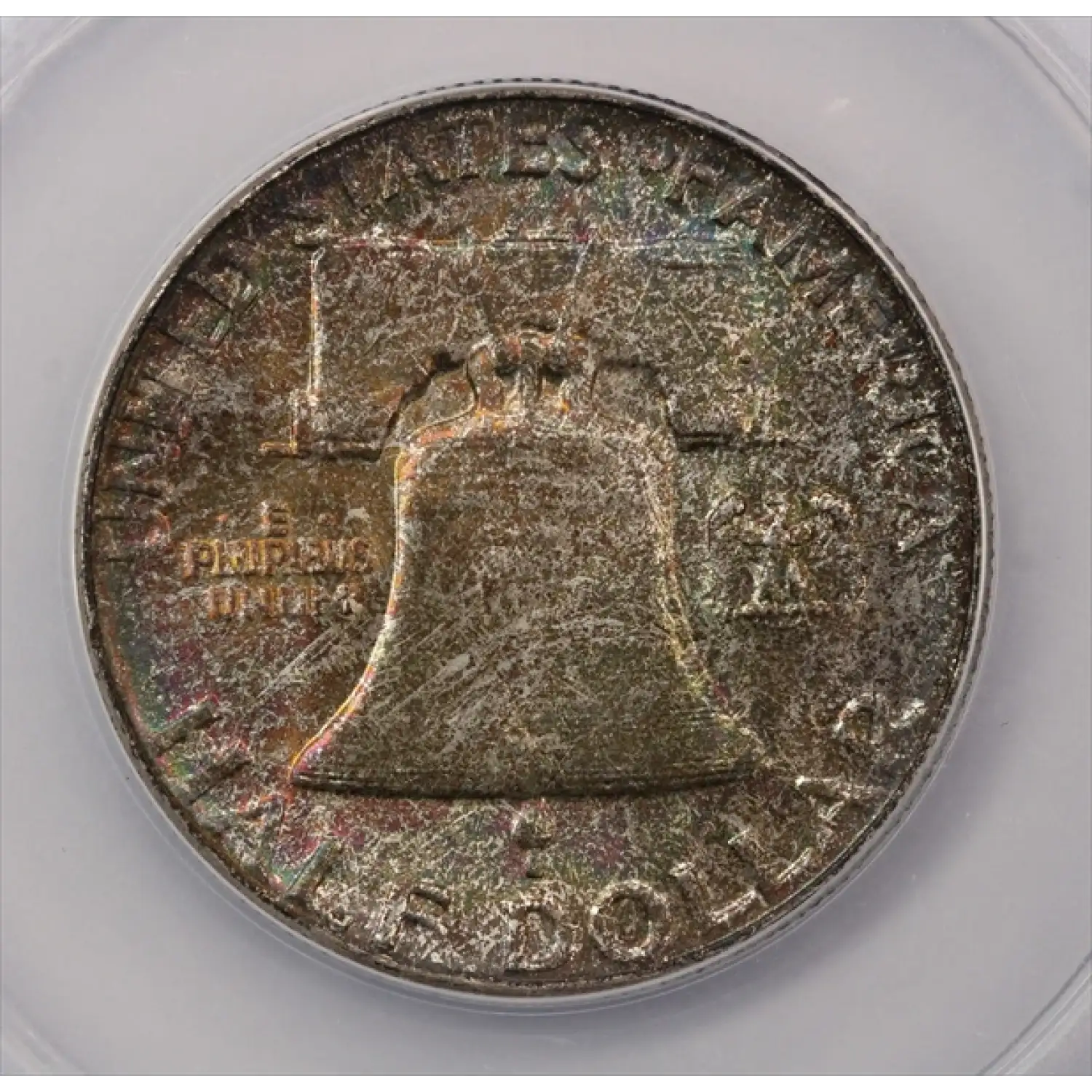 1957 Franklin Half Dollar ANACS MS-67