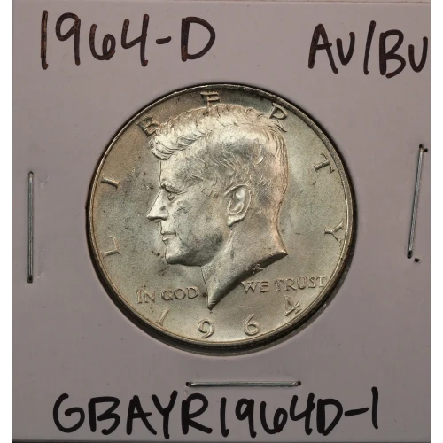 Half Dollars---Kennedy 1964 -Silver- 0.5 Dollar