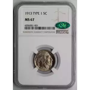 Nickel Five Cent Pieces-Indian Head or Buffalo