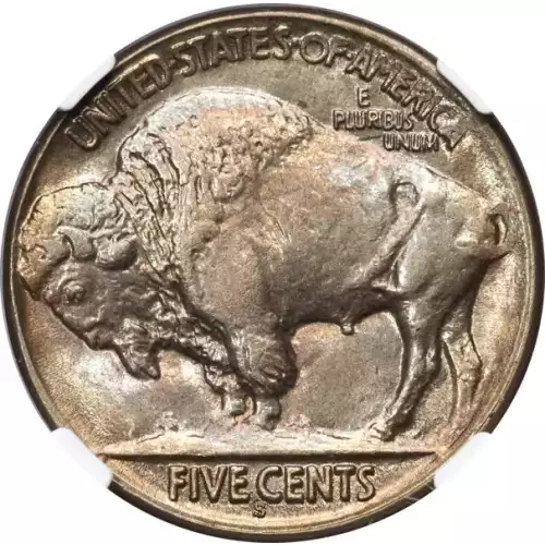 Nickel Five Cent Pieces-Indian Head or Buffalo (2)