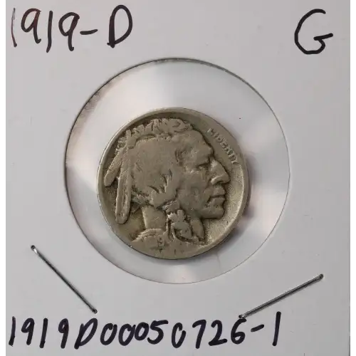 Nickel Five Cent Pieces-Indian Head or Buffalo
