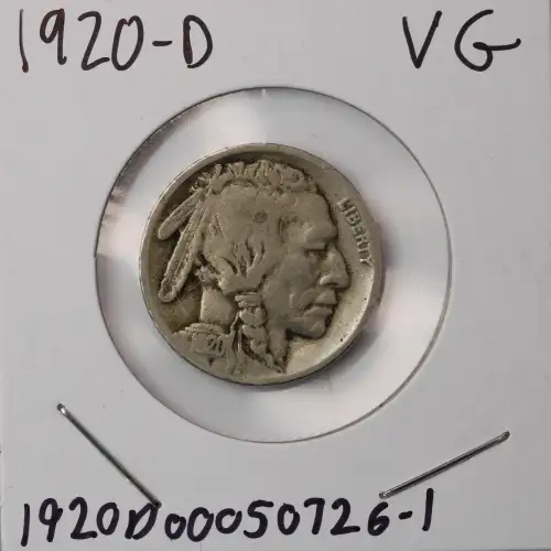 Nickel Five Cent Pieces-Indian Head or Buffalo