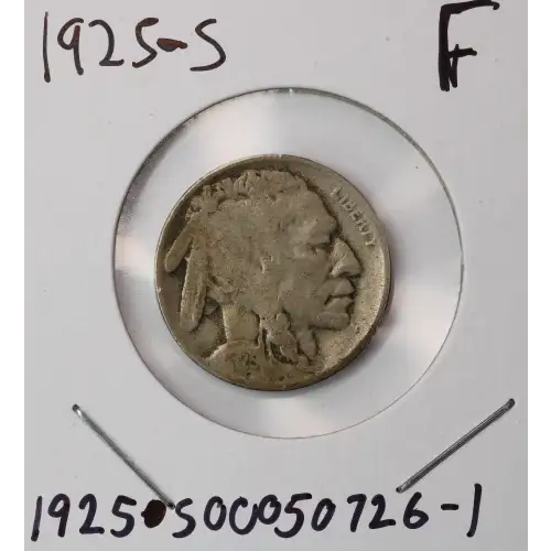 Nickel Five Cent Pieces-Indian Head or Buffalo