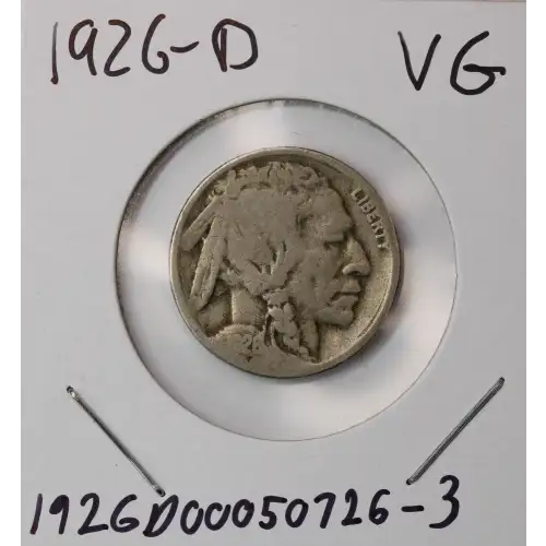 Nickel Five Cent Pieces-Indian Head or Buffalo