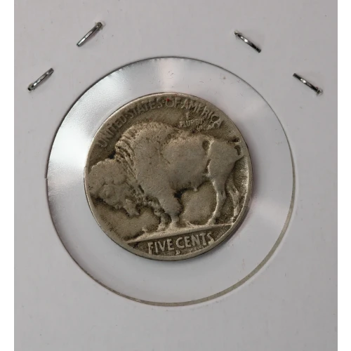 Nickel Five Cent Pieces-Indian Head or Buffalo (2)