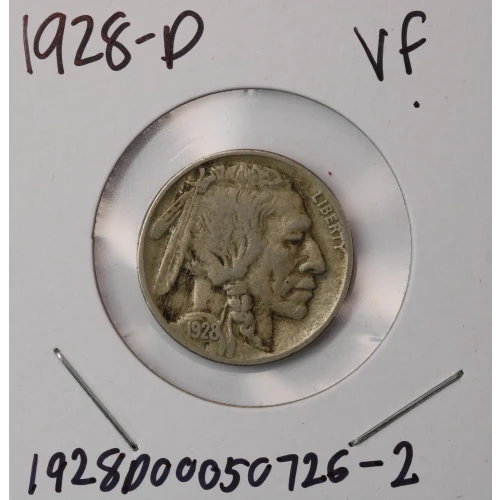 Nickel Five Cent Pieces-Indian Head or Buffalo