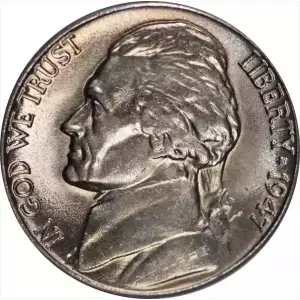 Nickel Five Cent Pieces-Jefferson