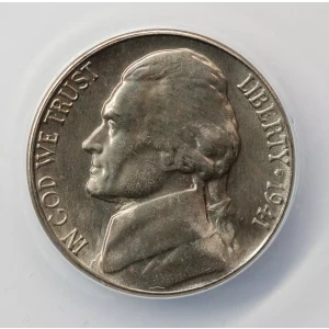 Nickel Five Cent Pieces-Jefferson
