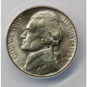 Nickel Five Cent Pieces-Jefferson