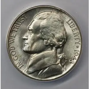 Nickel Five Cent Pieces-Jefferson