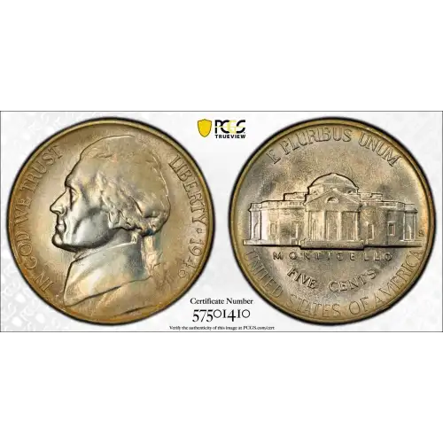 Nickel Five Cent Pieces-Jefferson