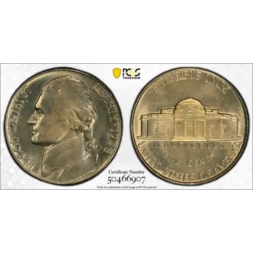 Nickel Five Cent Pieces-Jefferson