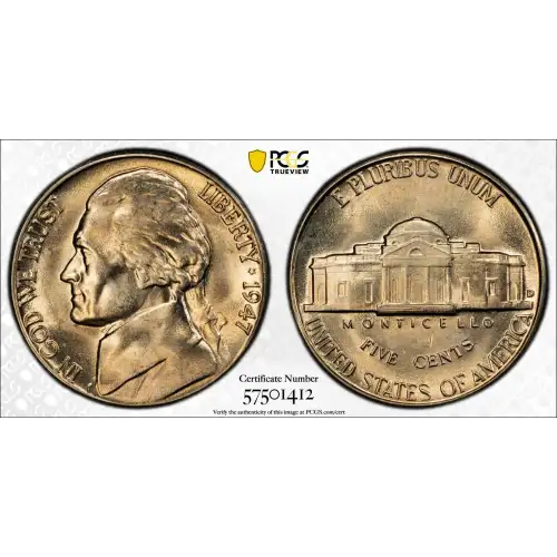 Nickel Five Cent Pieces-Jefferson