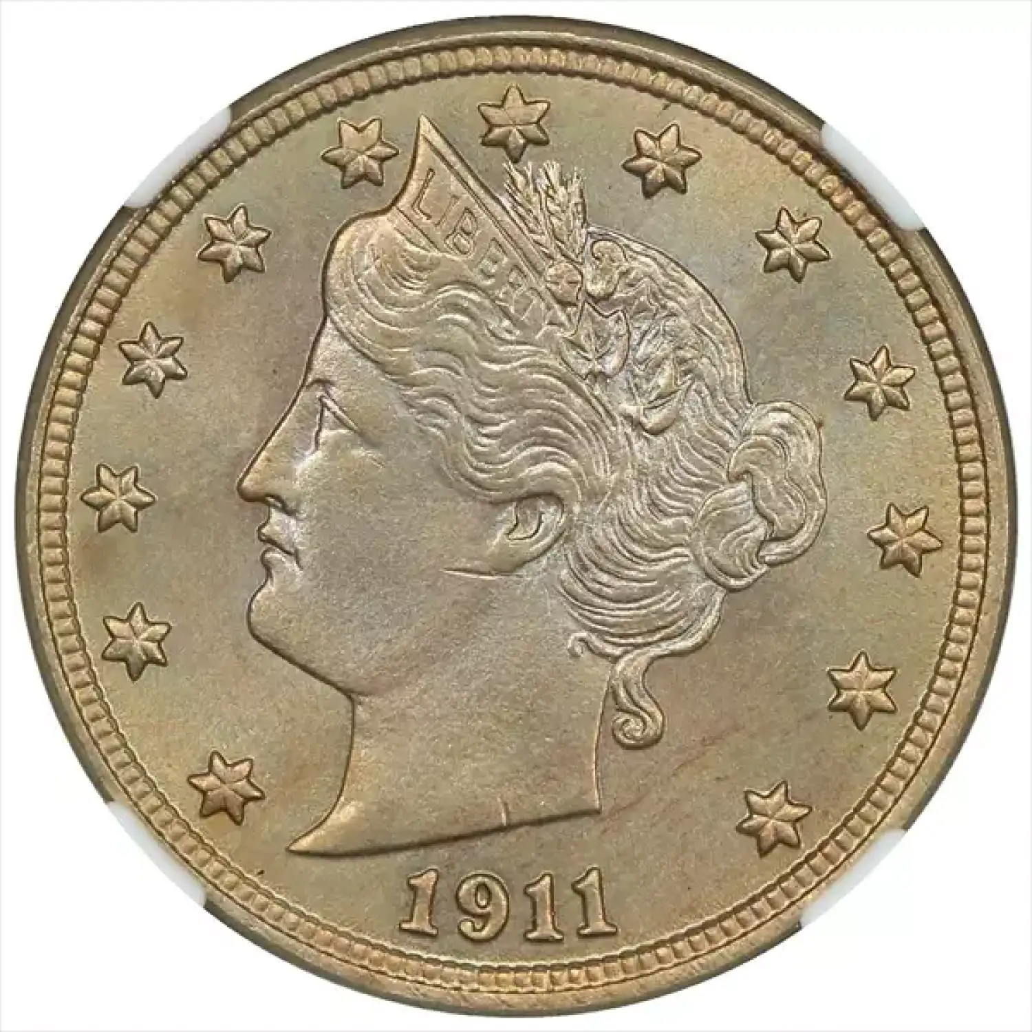1911 Liberty Nickel NGC MS-66