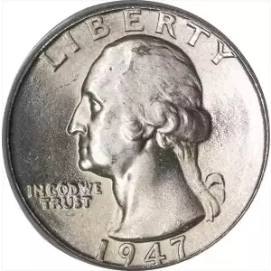 Quarter Dollars-Washington-Silver Coinage