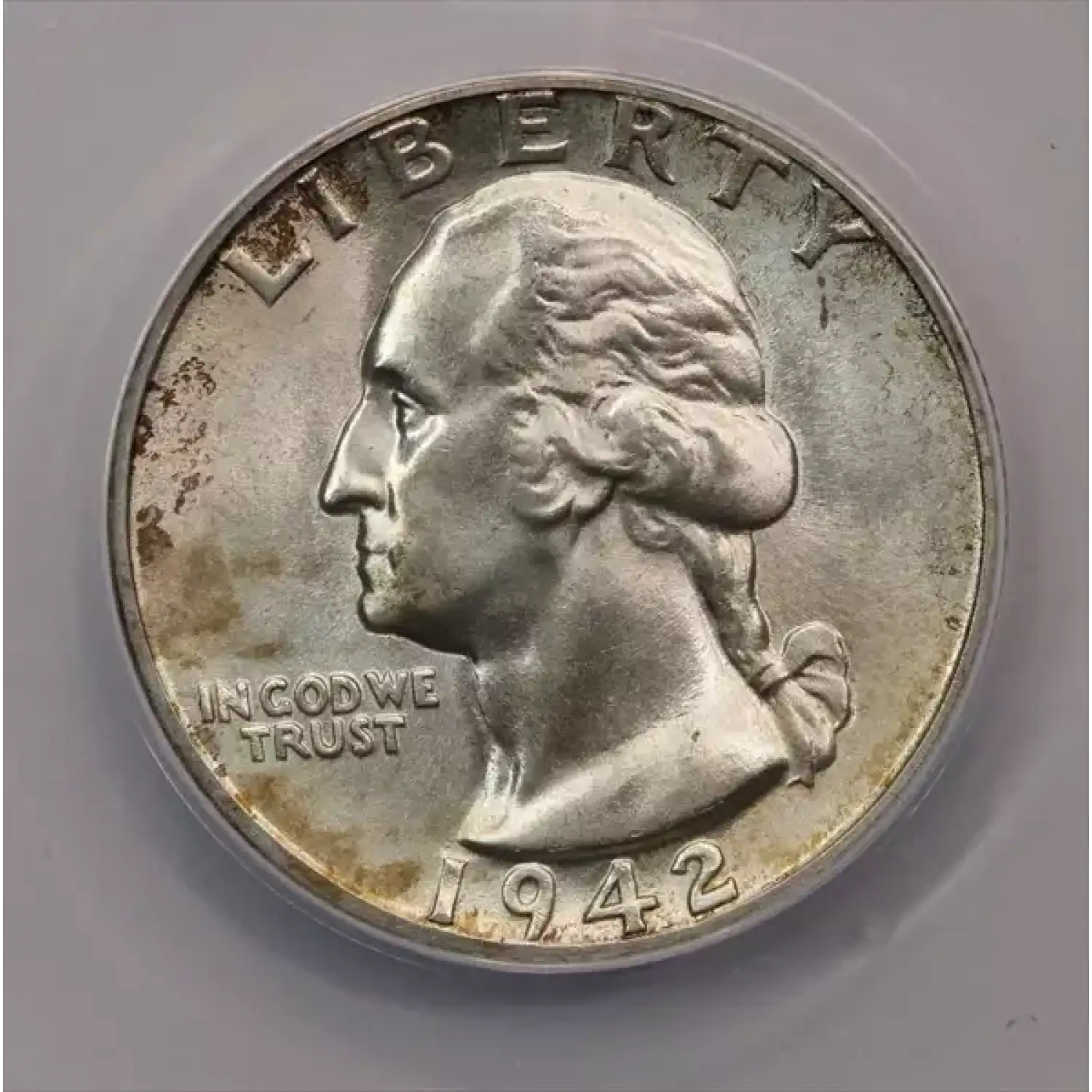1942 Washington Quarter ANACS MS-63