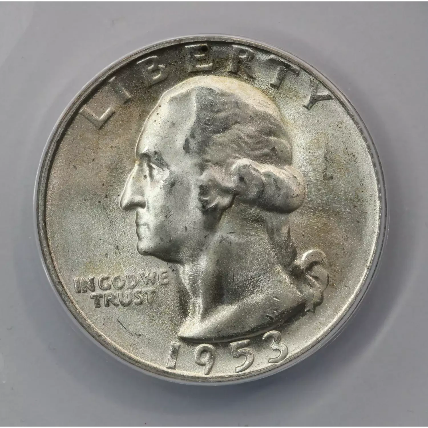 1953-S Washington Quarter ANACS MS-65