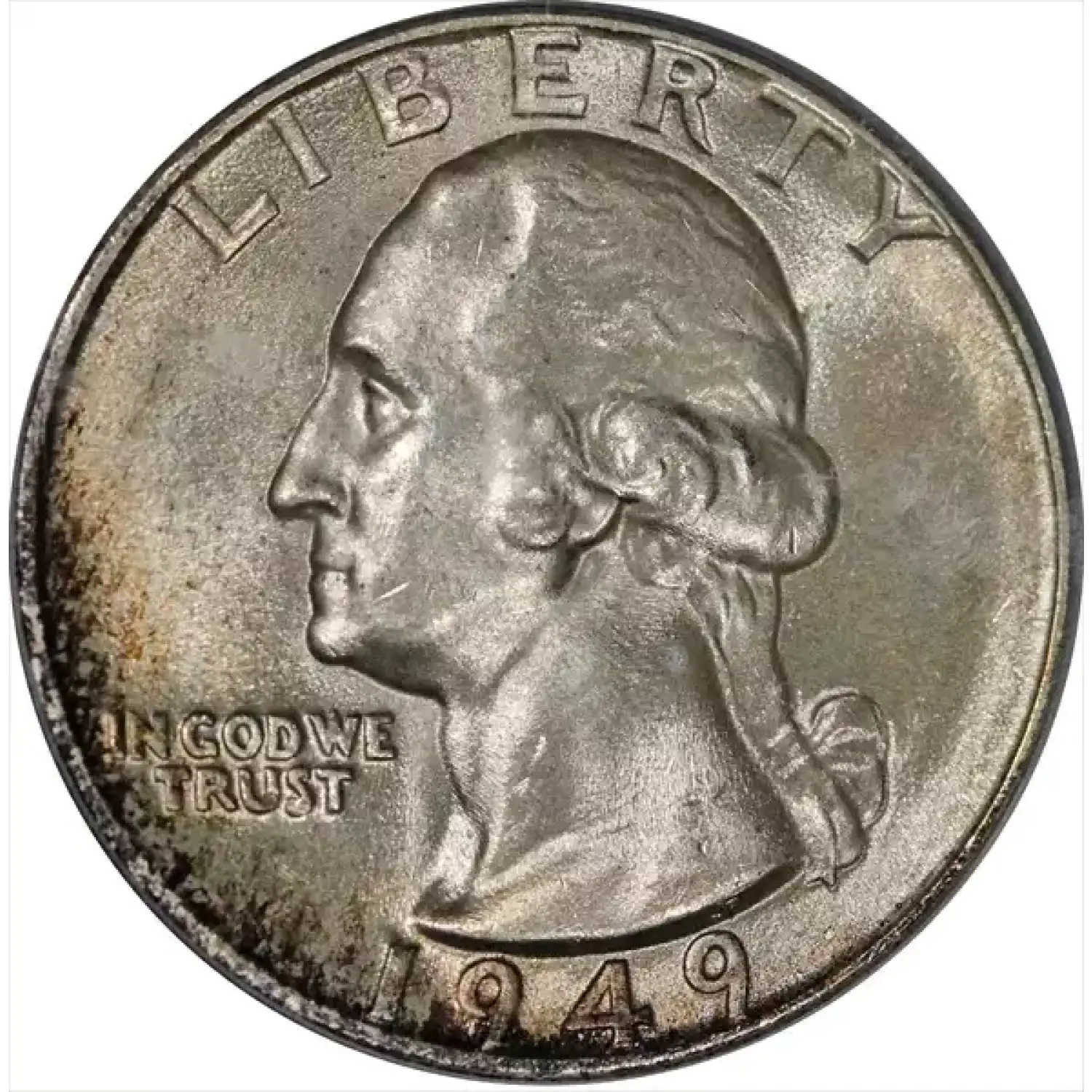 1949 Washington Quarter ANACS MS-66