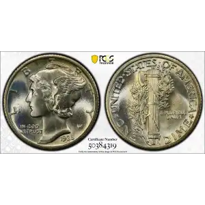 Dimes---Winged Liberty Head or Mercury 1916-1945 -Silver- 1 Dime