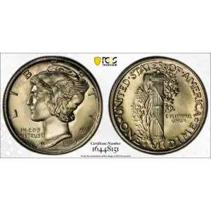 Dimes---Winged Liberty Head or Mercury 1916-1945 -Silver- 1 Dime