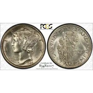 Dimes---Winged Liberty Head or Mercury 1916-1945 -Silver- 1 Dime