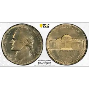 Nickel Five Cent Pieces-Jefferson