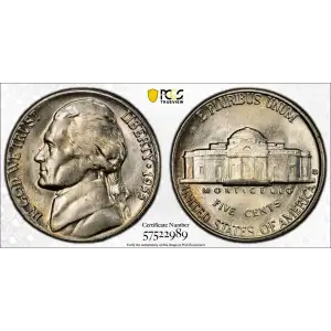 1955-D/S 5C Overmintmark, FS-501