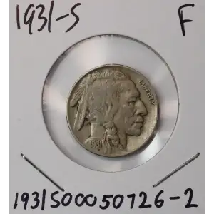 Nickel Five Cent Pieces-Indian Head or Buffalo